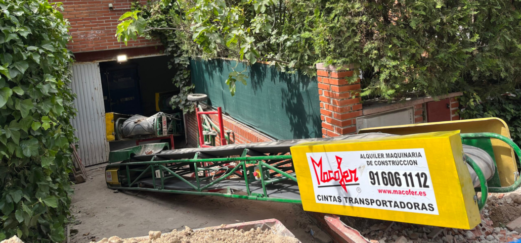 Alquiler de Cintas Transportadoras Facilitando tu Obra con Macofer